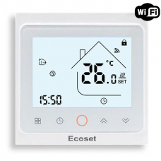 Терморегулятор Ecoset PWT 002 WIFI для теплого пола (Белый) 